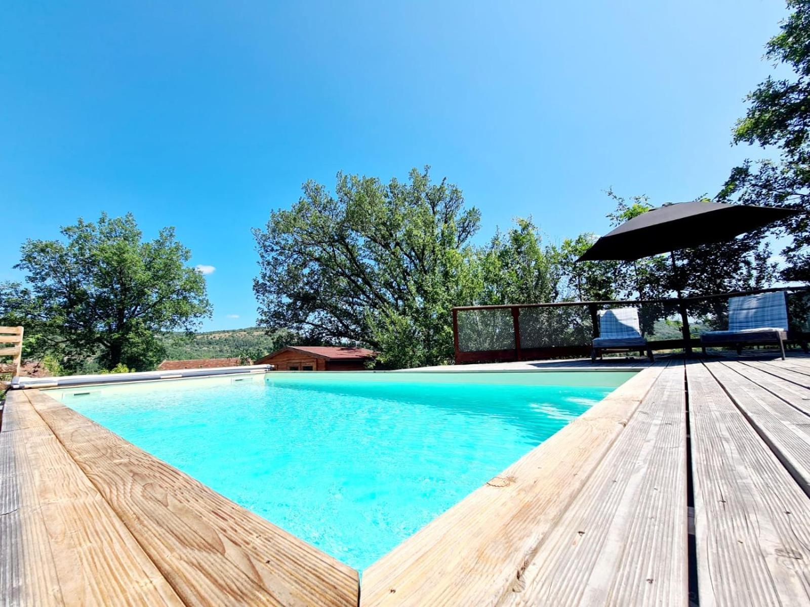 ホテル La Roulotte Du Coustal, Cajarc, Lot エクステリア 写真